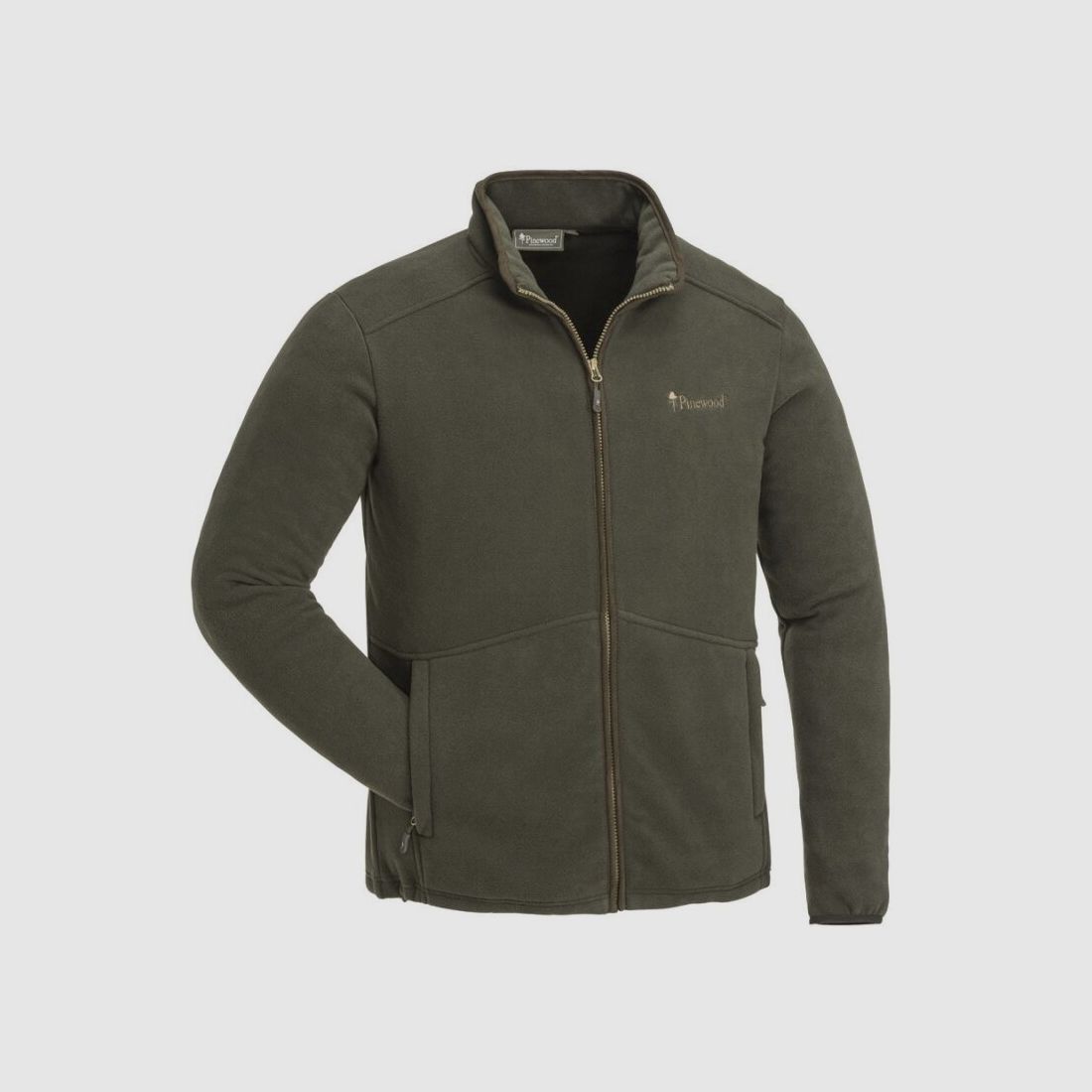 Pinewood Herren Fleecejacke Nydala H.Brown/Suede Brown