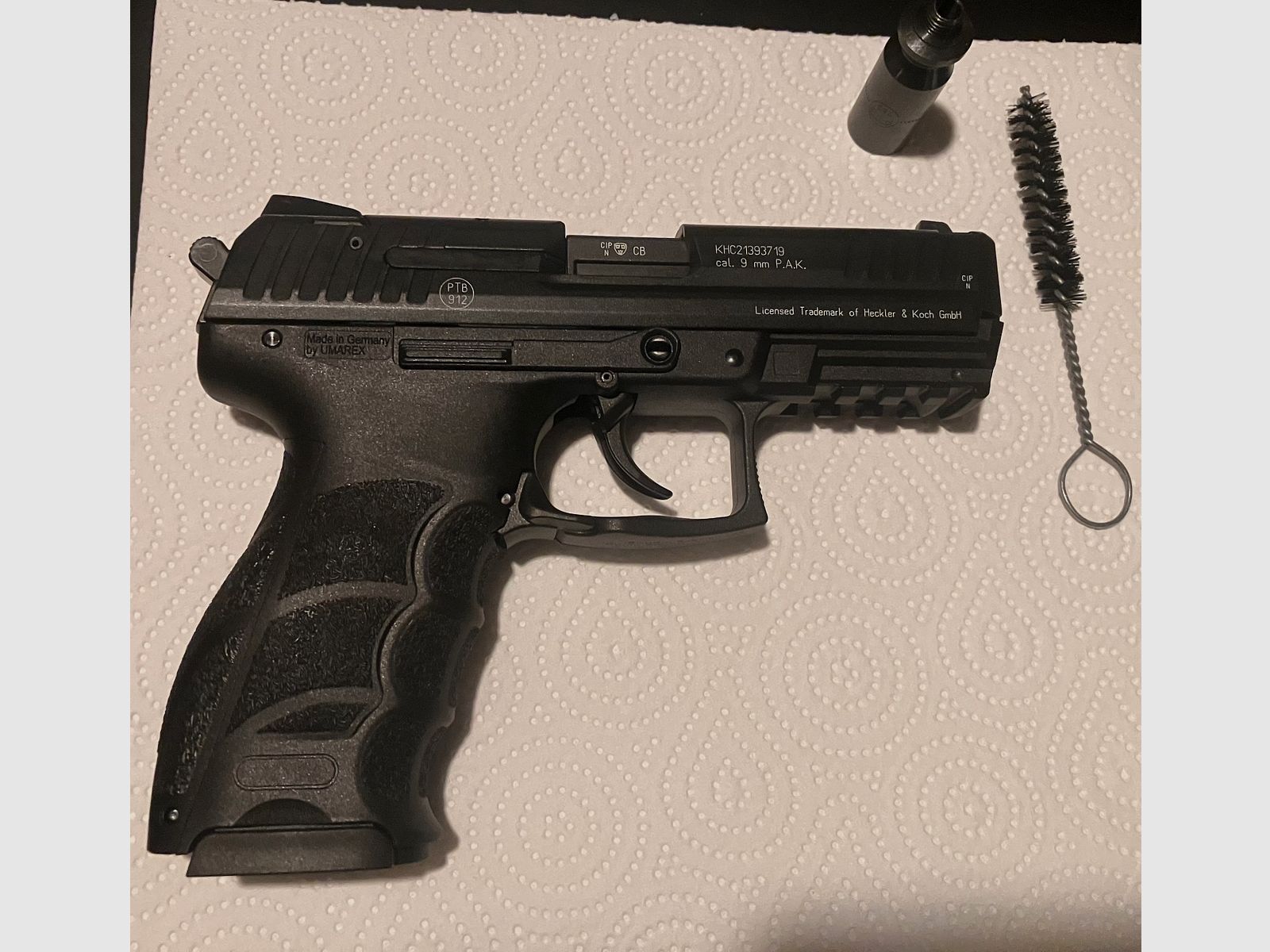 HK P30 blank firing pistol