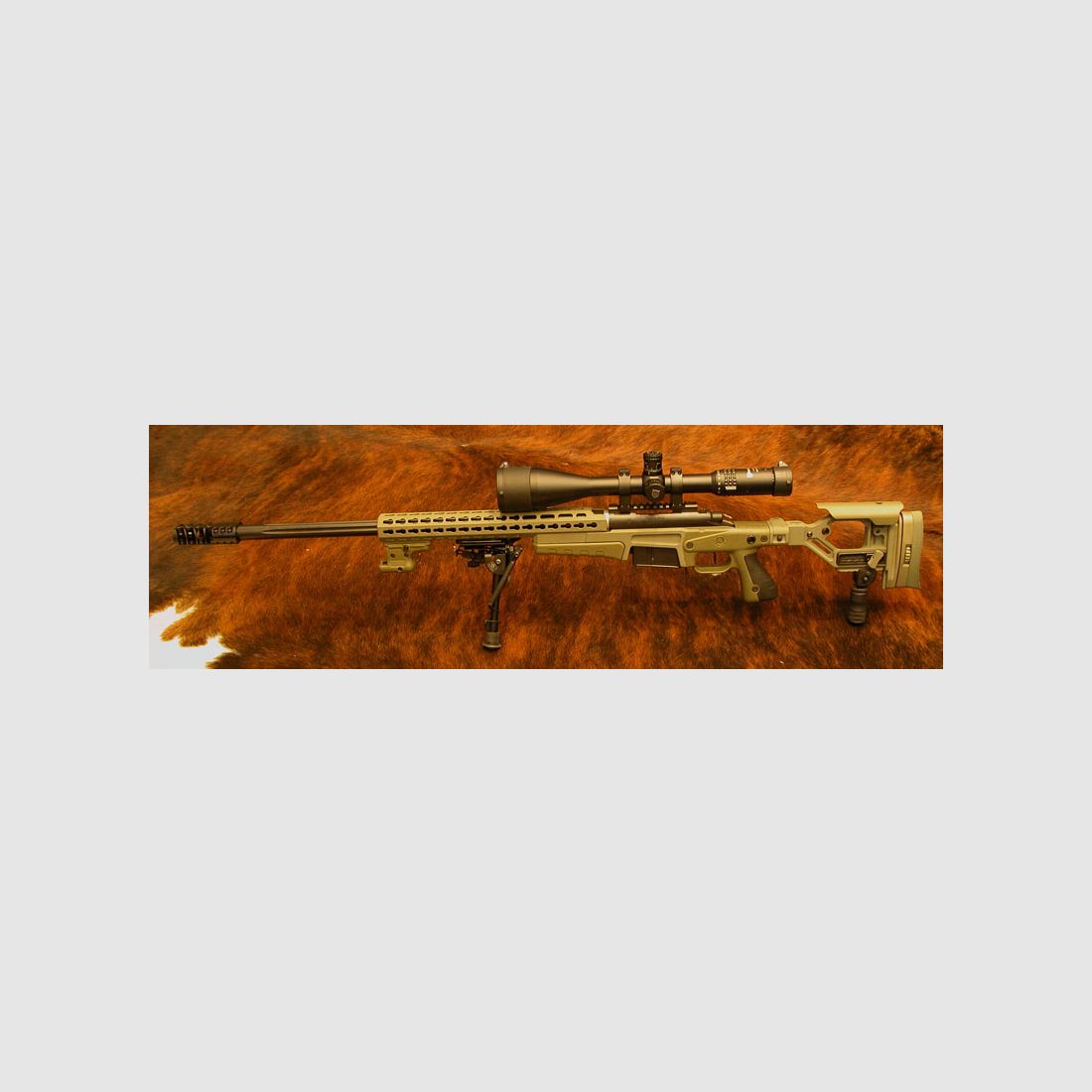 Accuracy Sniper .308 Win Custom-Made AICS-AX Skeleton-Klappschaft System Remington 700 L.Walther Matchlauf Ebi-Bremse