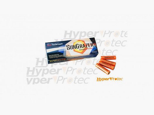 Box of 20 golden fireworks with silver bouquet Sungrazer
