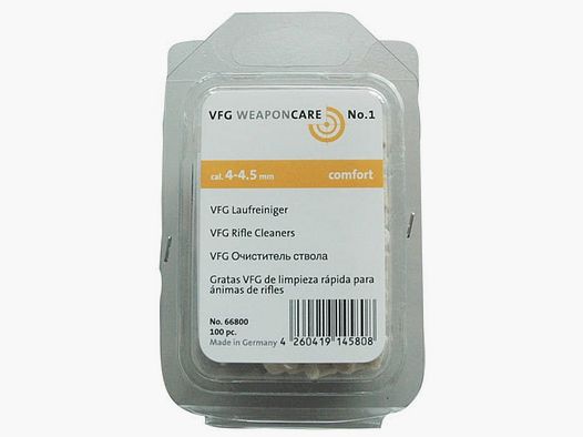VFG Laufreininger Comfort Cal. 4,5mm à 100 pièces