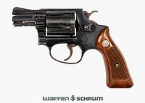 Smith & Wesson Mod. 36 .38Special , Leder-Gürtelholster LL: 2 Zoll