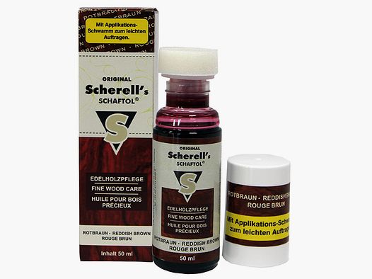 Schaftöl rot-braun