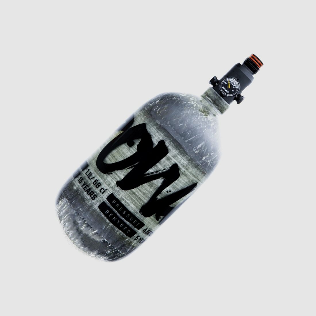 PowAir CARBON Series 11L / 68ci Sistema HP Paintball 300 Bar