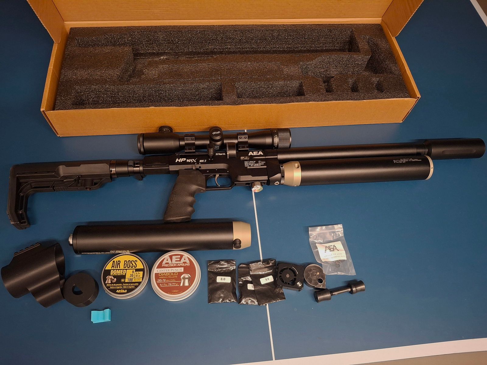 AEA  HPMAX  MK2 ZWEI TANKS DREI MAGAZINE  u.s.w