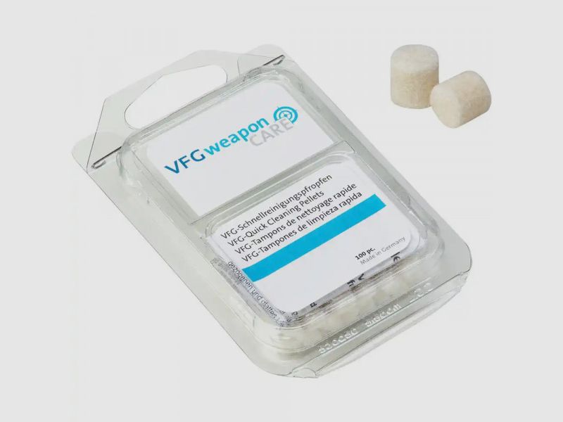 VFG - REINIGUNGSPFROPFEN FÜR LUFTDRUCKWAFFEN - 4,5MM