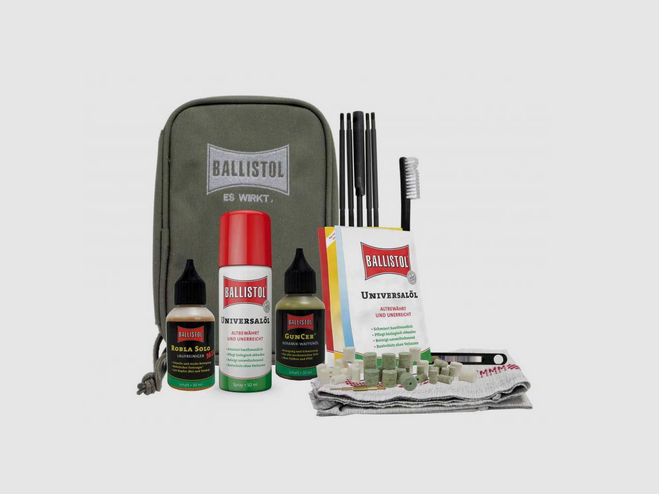 Ballistol Waffen-Reinigungstasche (44-teilig)