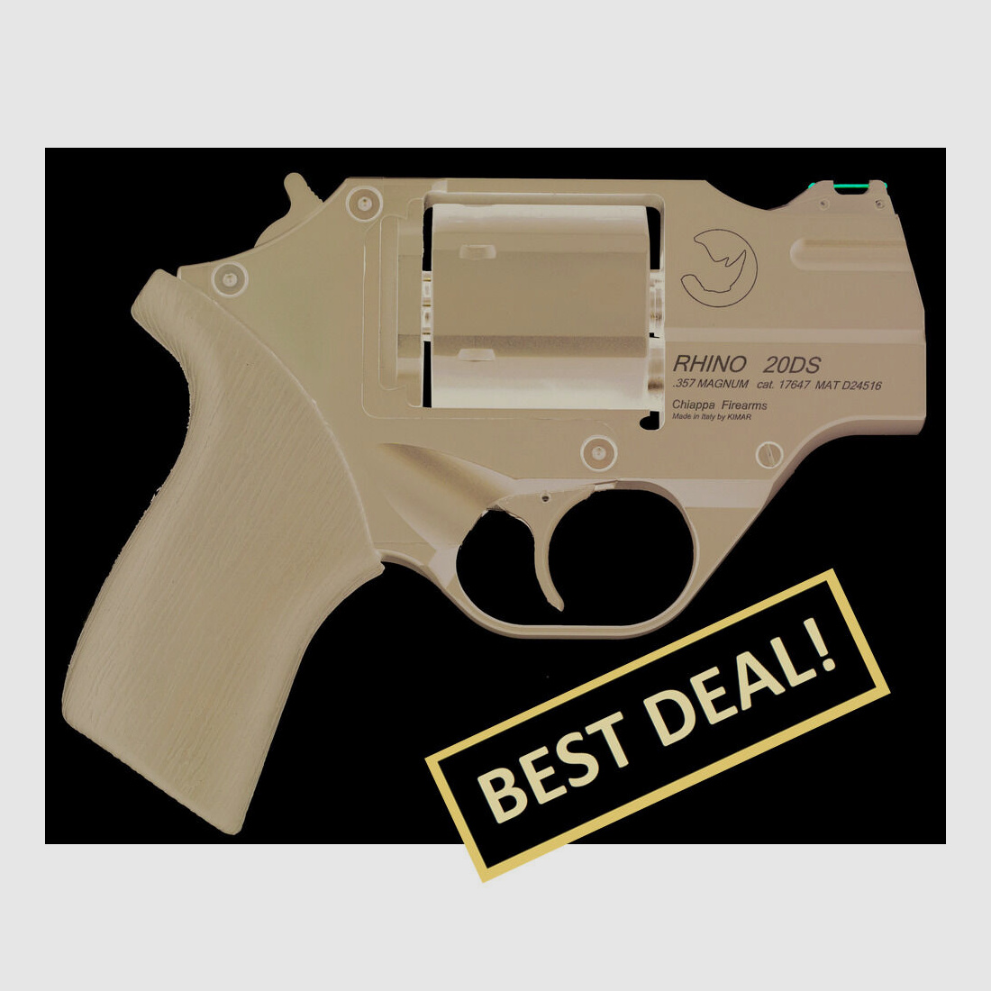 Chiappa Rhino 20 DS - Czarny .357 Mag.