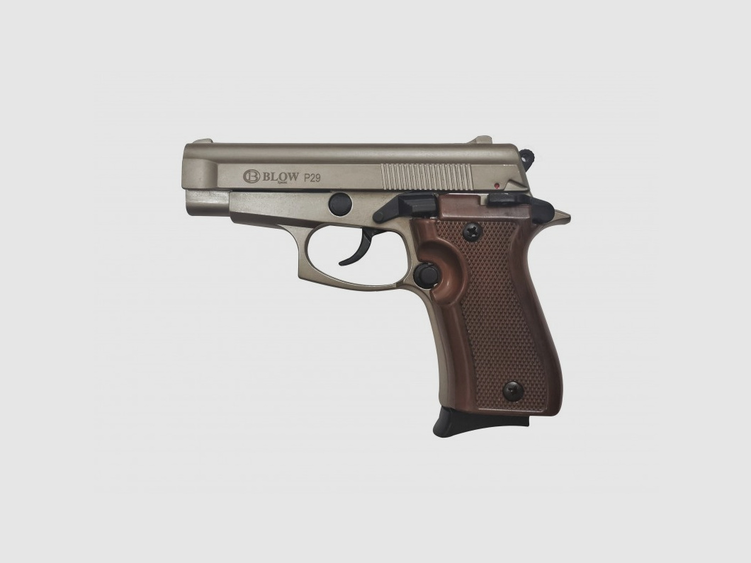 BLOW P29 Satin 9mm P.A.K. pistola a salve in stile classico da servizio