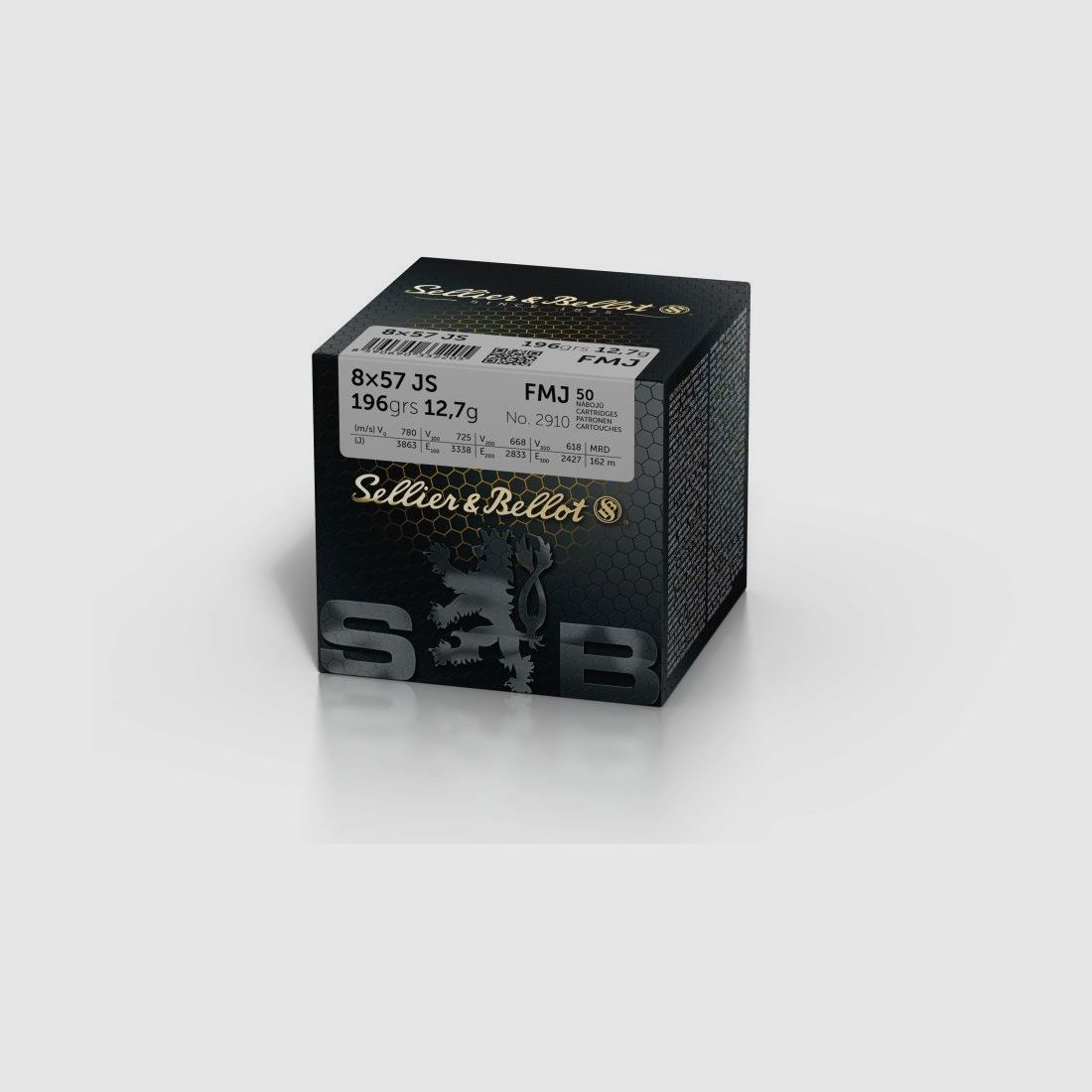 S&B 8x57 JS FMJ 12,7 g Trainingsmunition, Bild 2 von 6