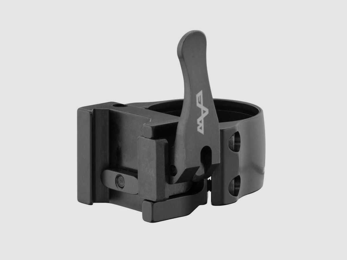 Right-hand pivot mount EAW in two pieces with ring - 2 rings 30 without elbow, image 3 of 3
