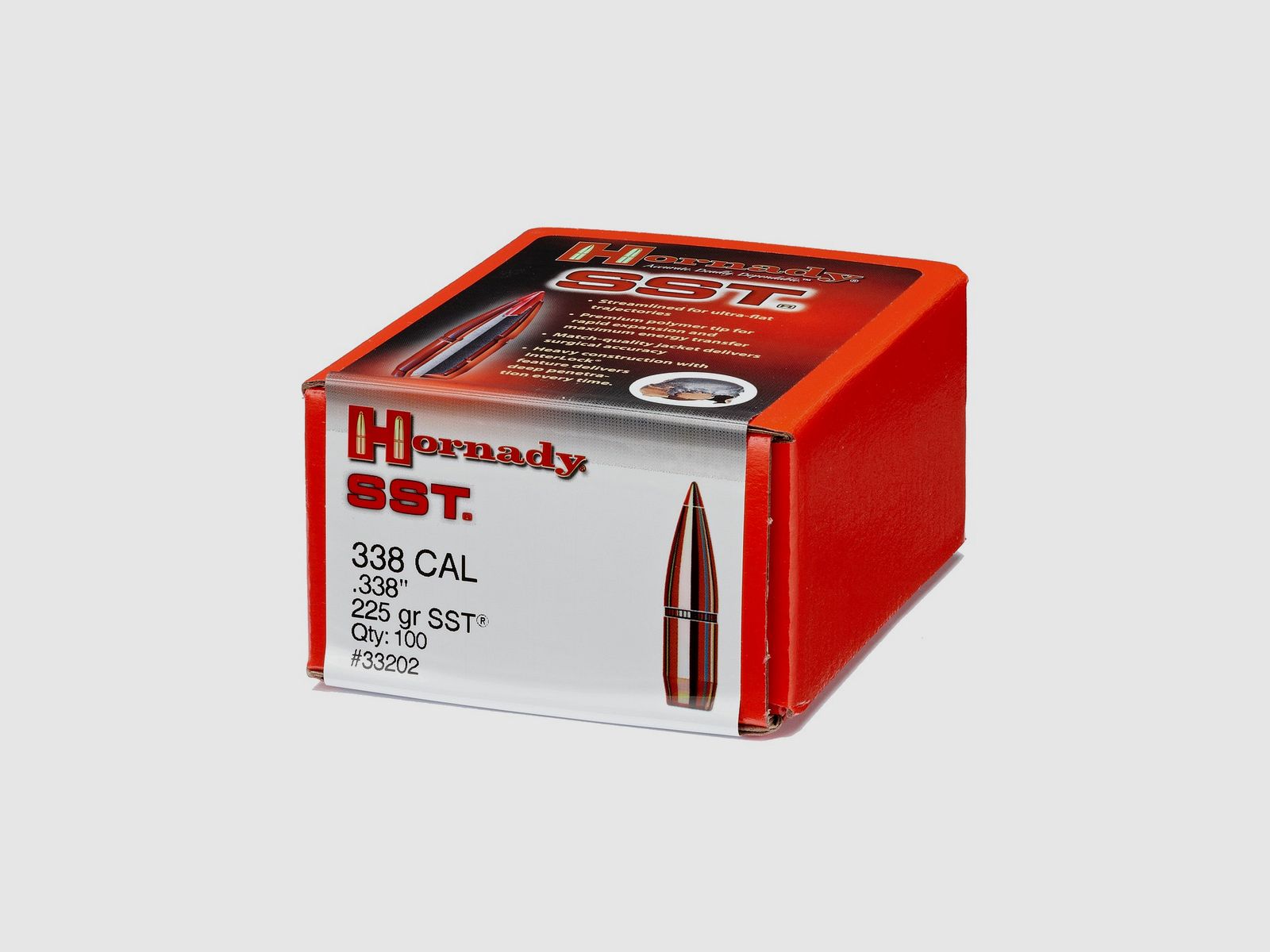 Hornady BULLETS .338/ .338 225GR SST – 100 Stk.