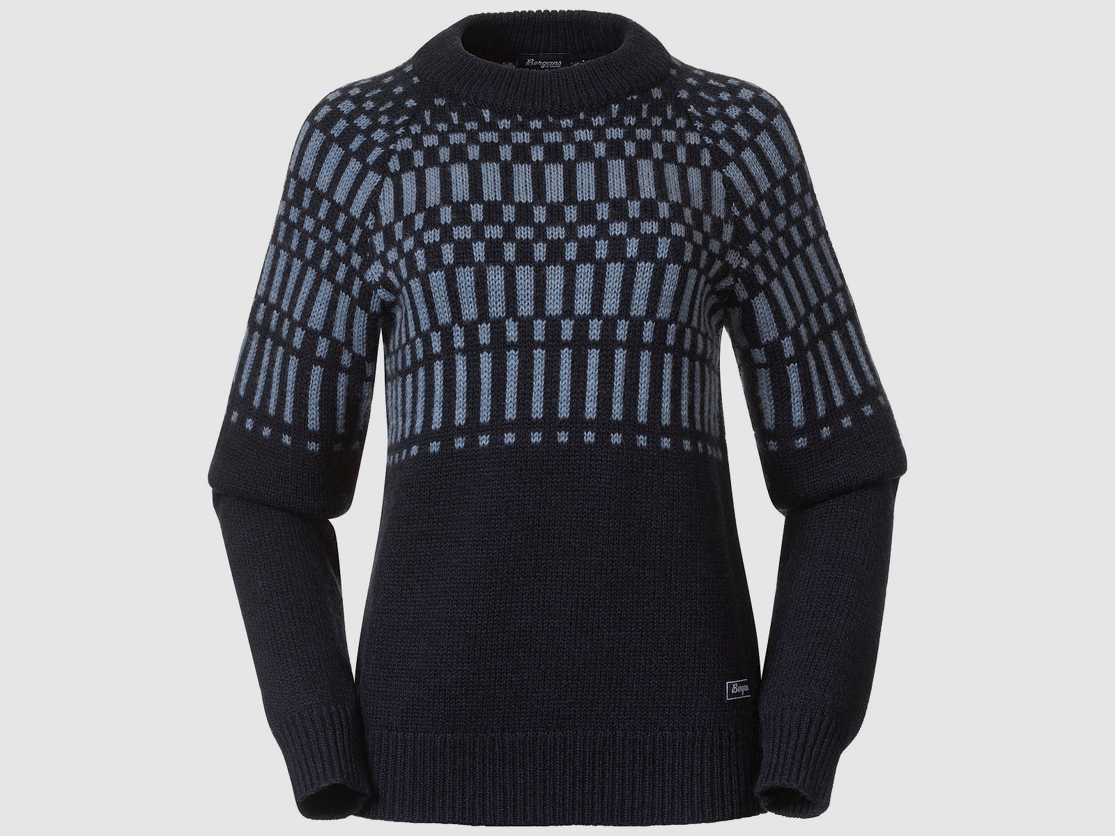 Bergans Nordmarka Merino Jumper Damen Navy Blue/Husky Blue L