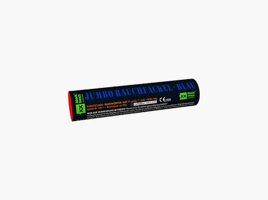 Blackboxx Jumbo Rauchfackel 100 Sek. - Blau