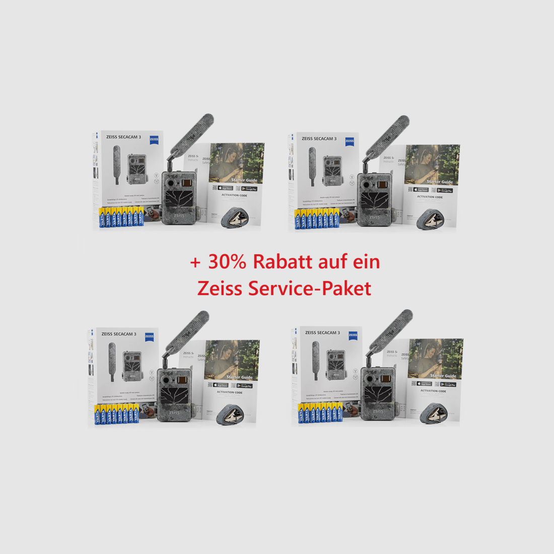 Zeiss Secacam 3 Wildkamera Aktions-Paket