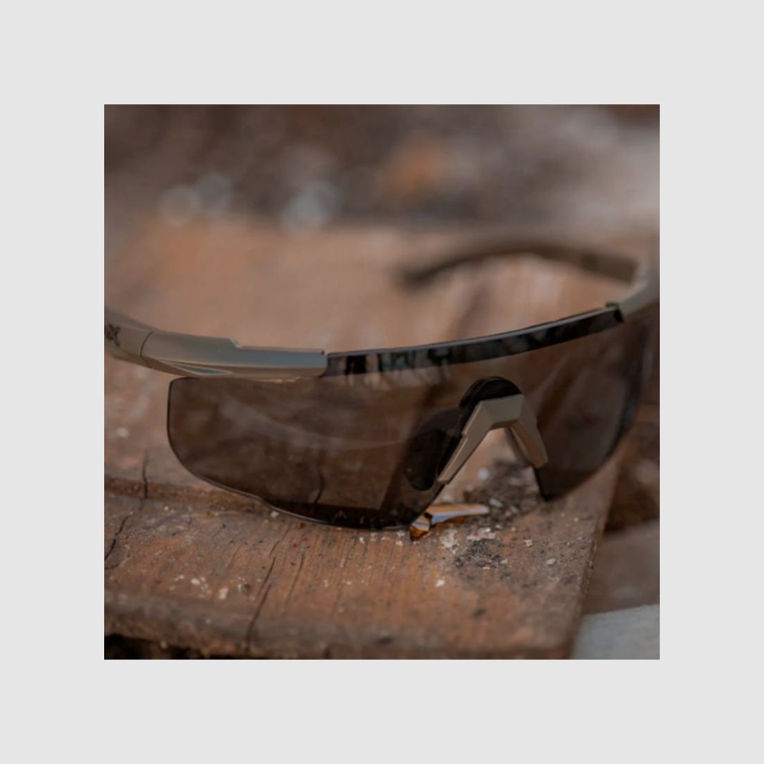 Wiley X Occhiali da tiro Saber Advanced grigio/trasparente/arancione | Montatura: verde militare, immagine 16 di 20