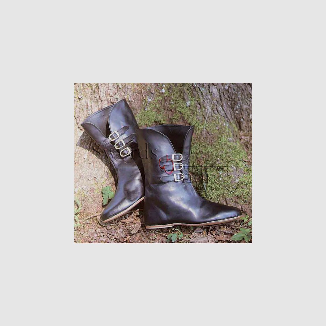 Mittelalterliche Lederstiefel