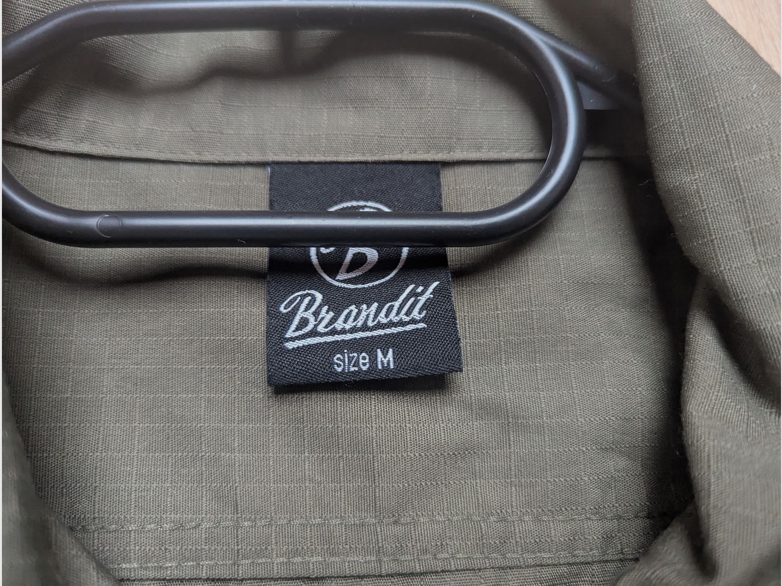 Brandit Shirt US Ripstop Shortsleeve oliv olive M Hemd MEDIUM camouflage