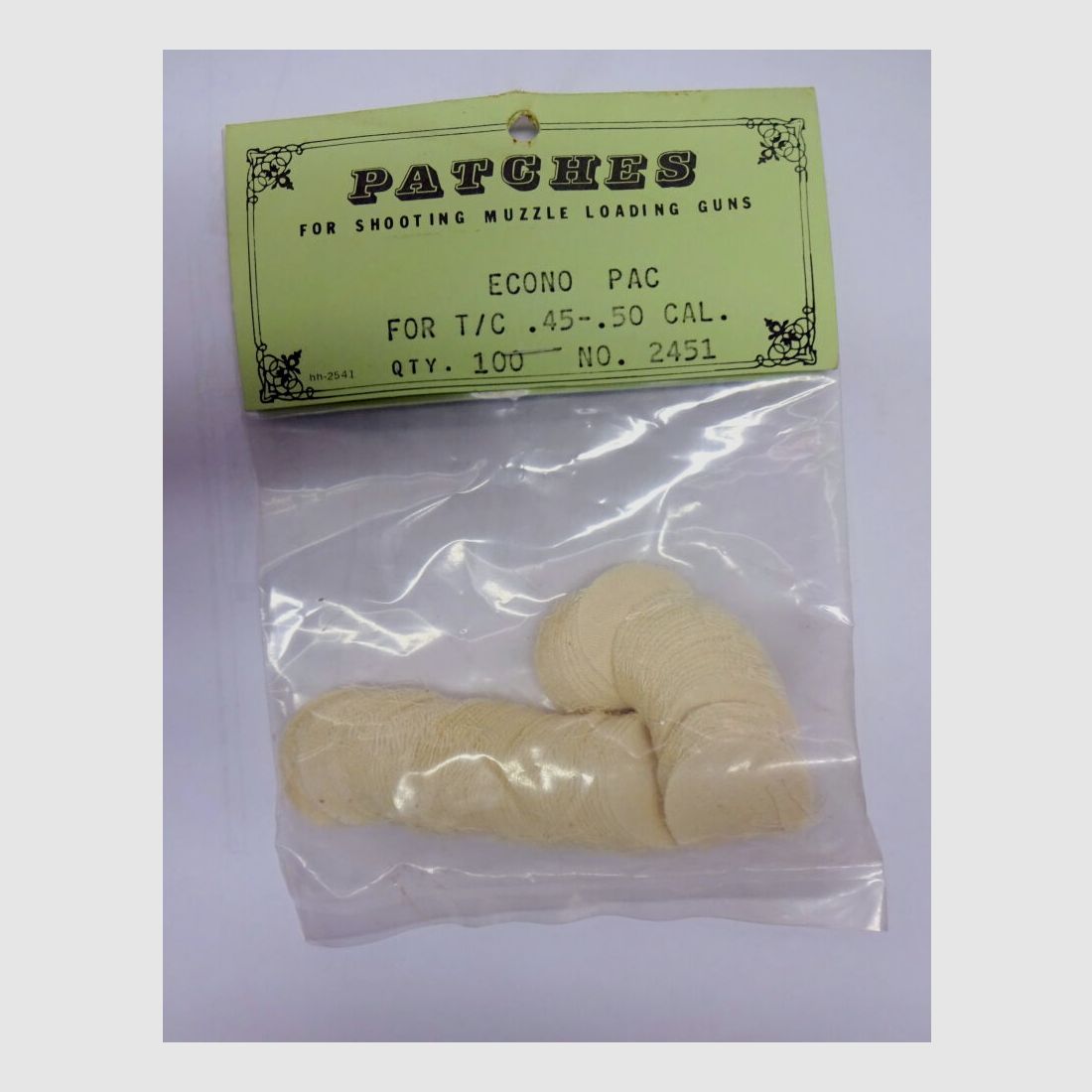 PATCH DE COUPE US Fabrication pour armes à chargement par la bouche