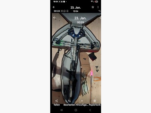 Ballesta de caza en estado casi nuevo