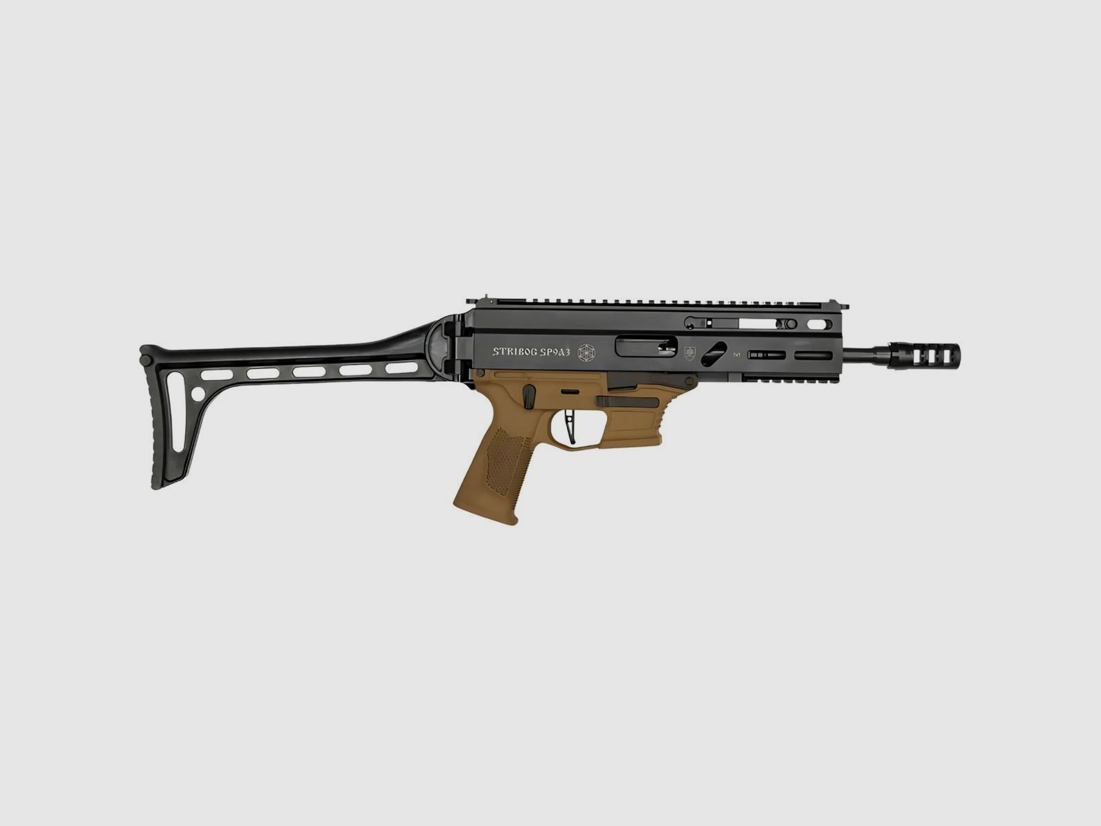 Carabina PCC Grand Power Stribog SP9A3 10" 9x19 FDE cargador Glock (1), imagen 2 de 2
