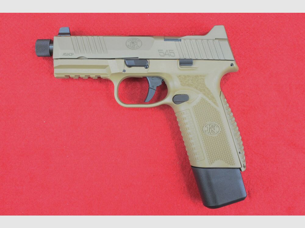 FN 545 Tactical FDE mit Mündungsgewinde .578"x28