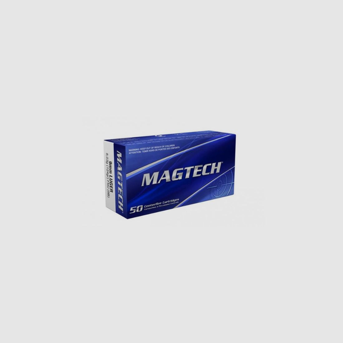 MAGTECH 9MM LUGER 124GRS. - FMJ/VM - 50 SCHUSS