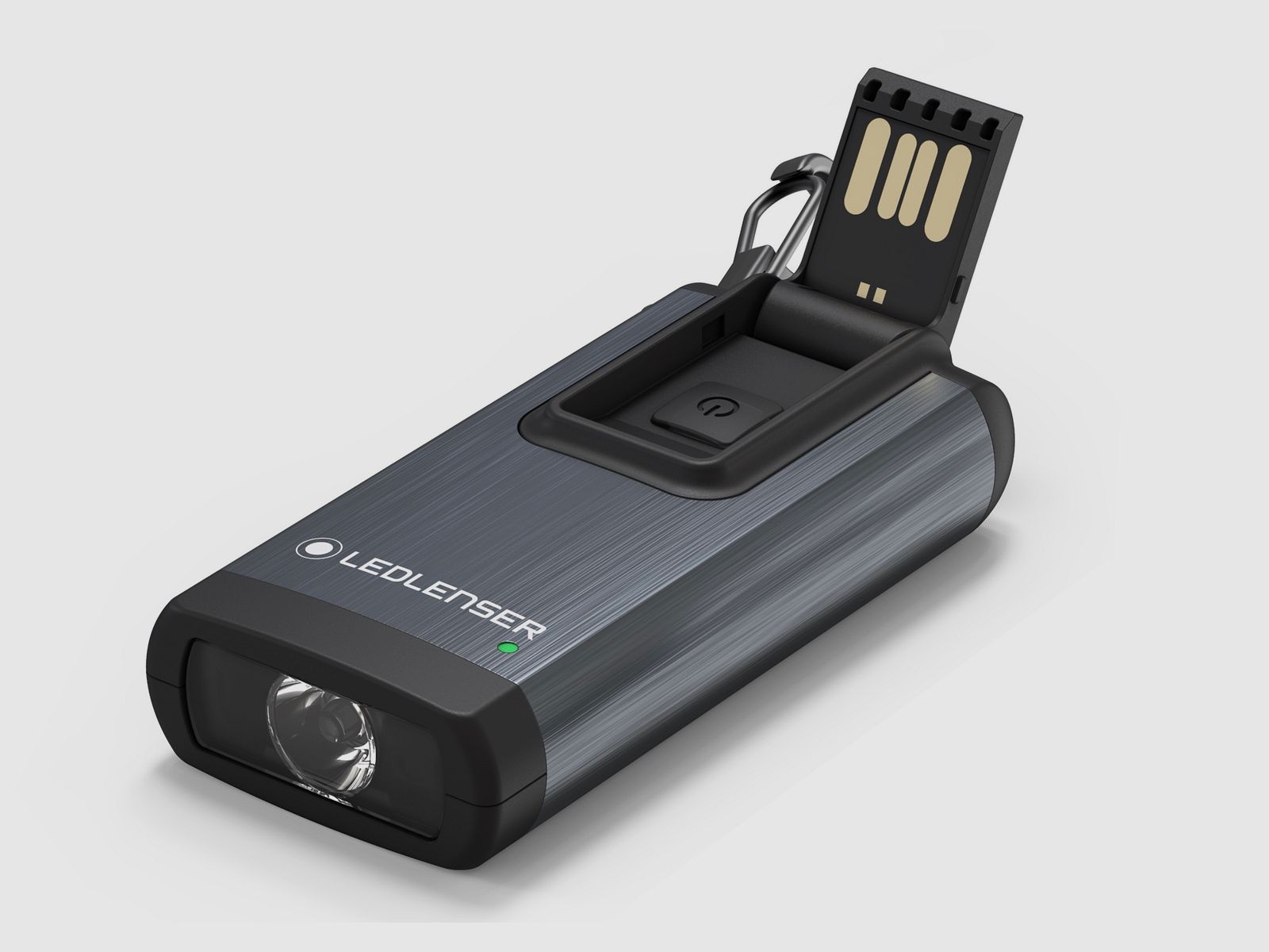 Ledlenser 502577 K6R Sleutellamp 400 Lumen 80 Meter grijs