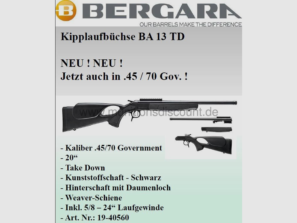 Bergara BA-13 Take Down