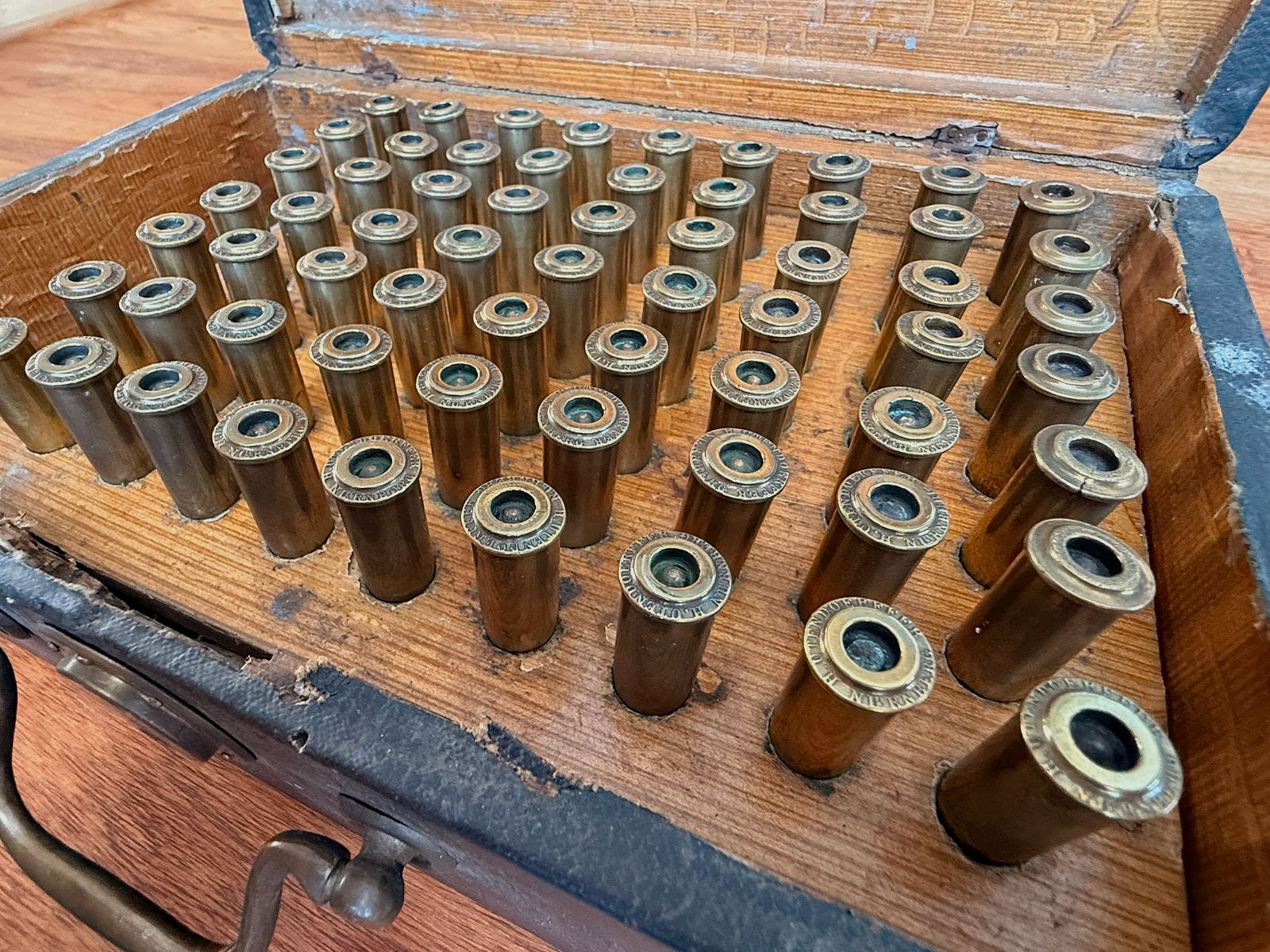 Wiederlader Kassette Schrot Jagd Ladekoffer / Wiederladerset. Historisch, Bild 2 von 13
