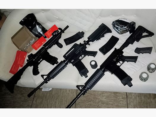 Collector 3 pcs. set .43 RAM 32r r32 assault rifle 1R rifle Umarex CO2 compressed air set trade-in PCP
