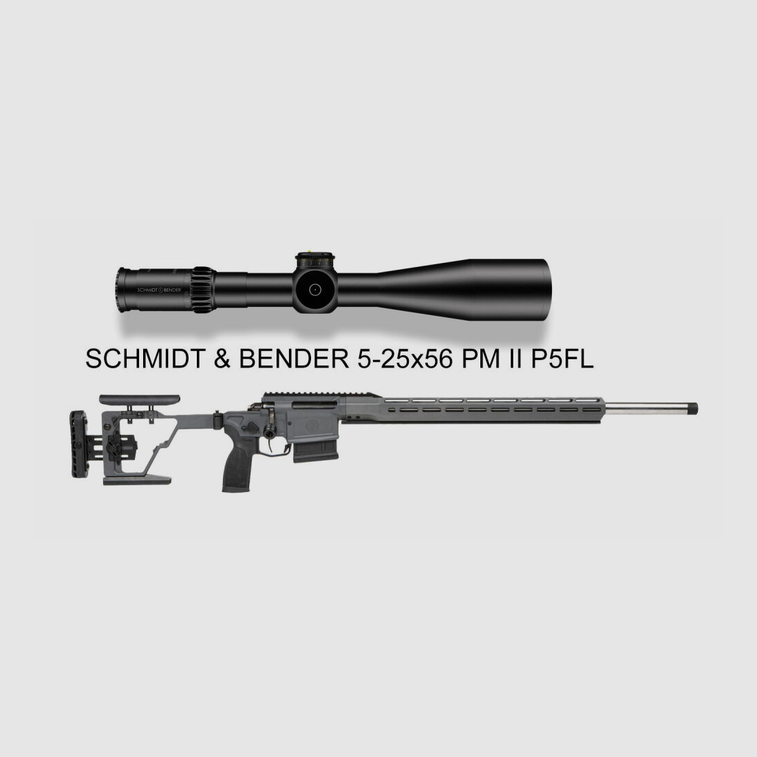 Sig Sauer SIG SAUER CROSS PRS Concrete Gray 24'' .308 Win. PM II 5-25x56 / P5FL