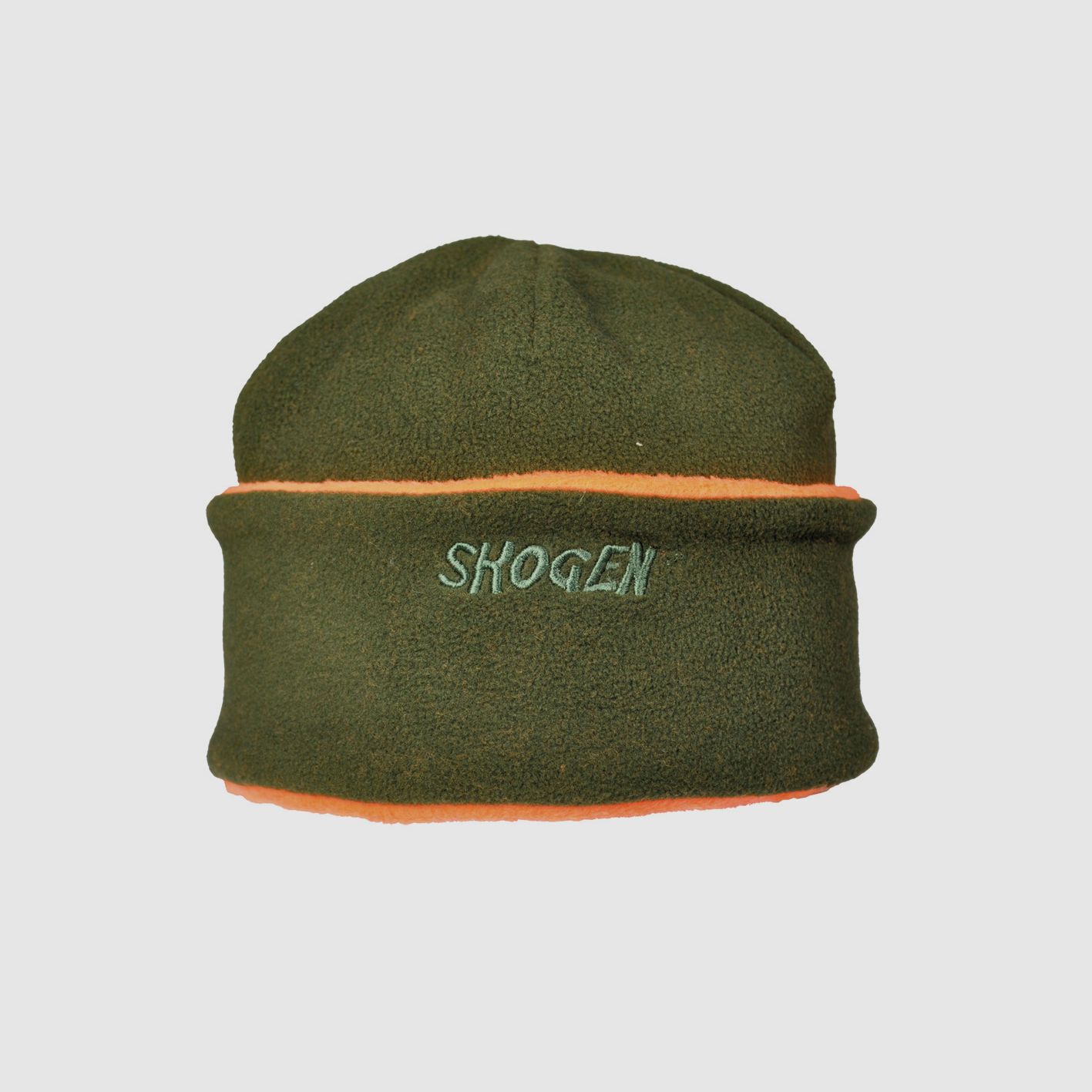 Cappello in pile reversibile neon - giallo/oliva in taglia unica