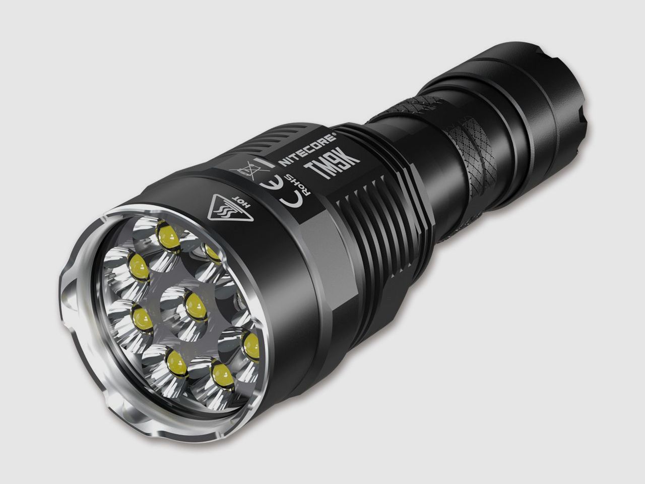 Torcia Nitecore Original TM9K con cavo di ricarica USA e custodia