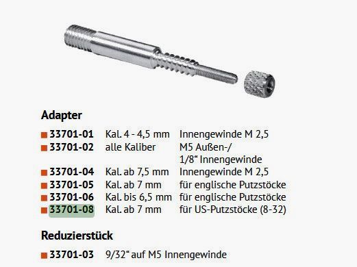 Adaptador VFG Parker Hale rosca interna calibre .22 - 6,5 mm