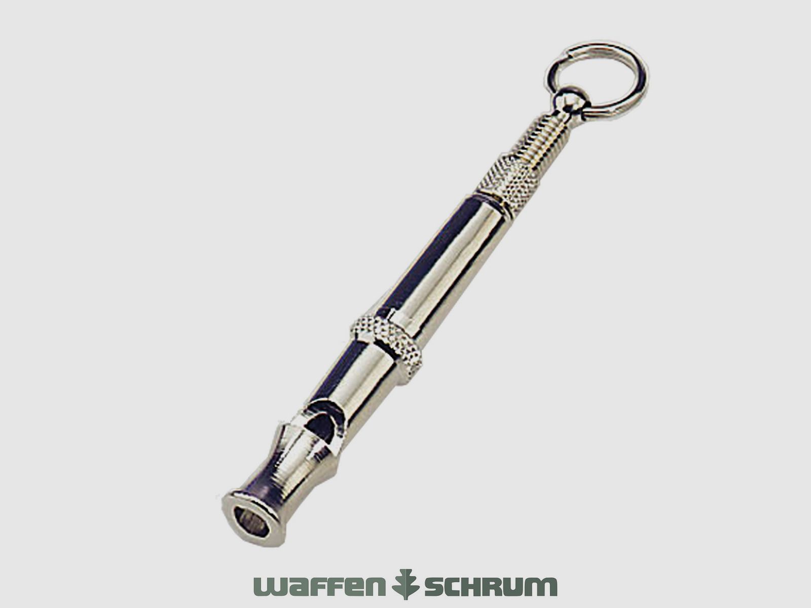 Sprenger Lautlose Hundepfeife aus Messing, vernickelt, Länge: 7,5cm