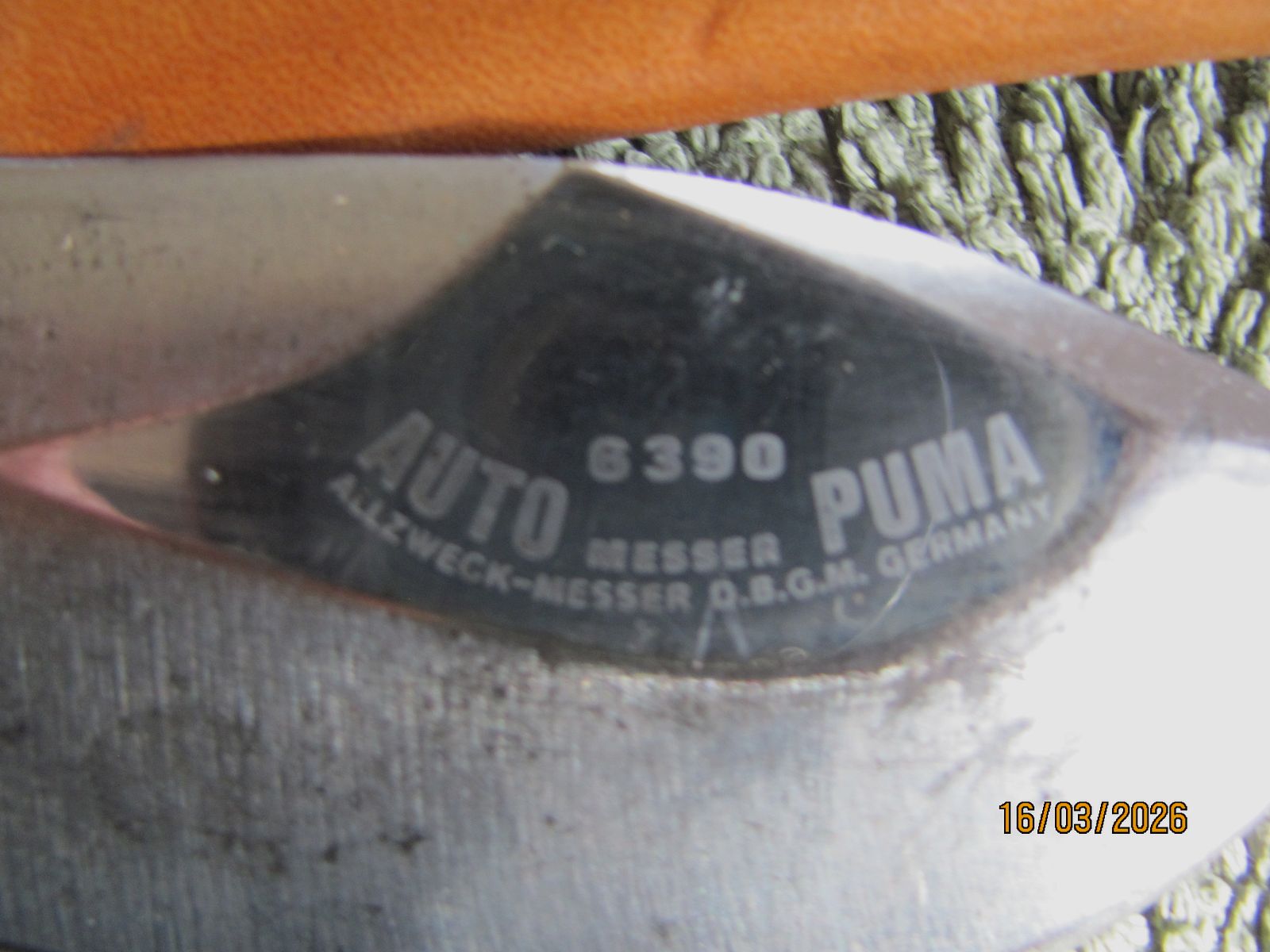 Originele Puma Auto Messer 6390 - geleid, zonder schade Nr98474