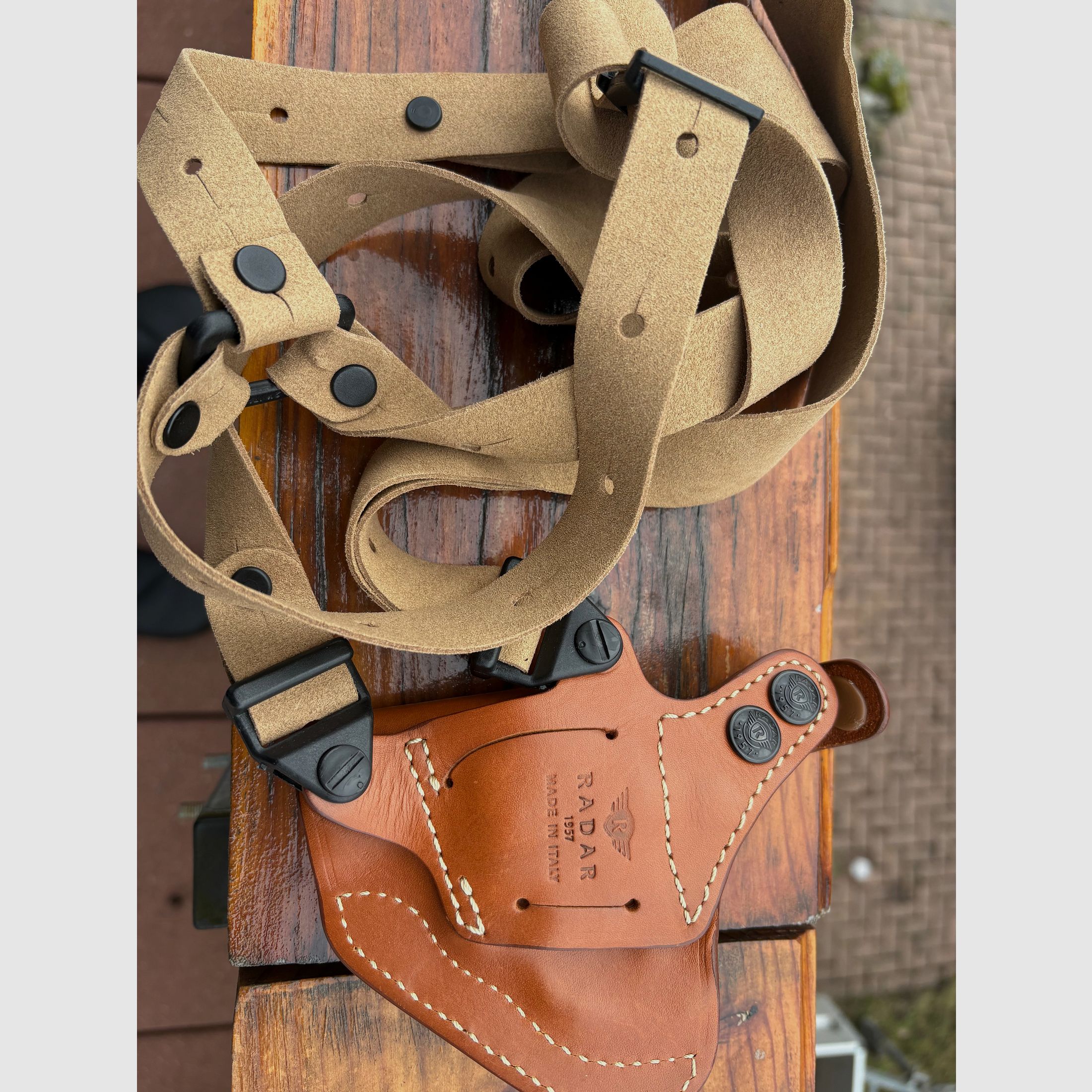 Set! 2x .38 Special Smith & Wesson holster for 60/2" barrel