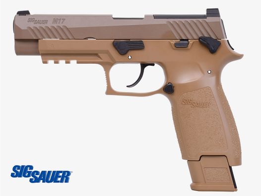 CO2 Softairpistole Sig Sauer ProForce P320 M17 Blow Back Gas optional tan Kaliber 6 mm BB (P18)