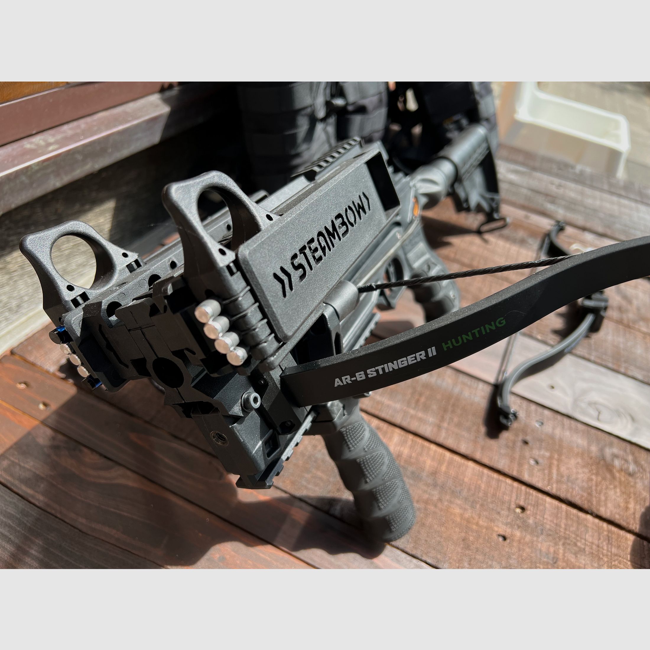 Steambow Stinger 2 AR 6 & M10 Armbrüste mit viel  Zubehör 