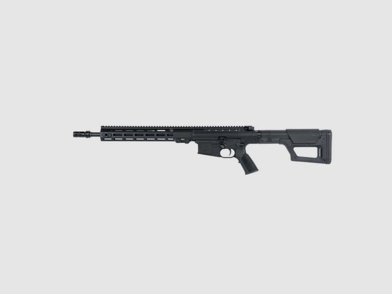 Mid Range Gas Gun (MRGG), 6.5 Creedmoor, 16, ZWART