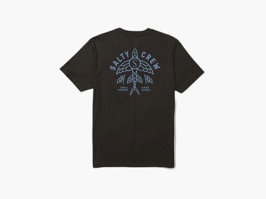 T-SHIRT SALTY CREW FLYER BLACK