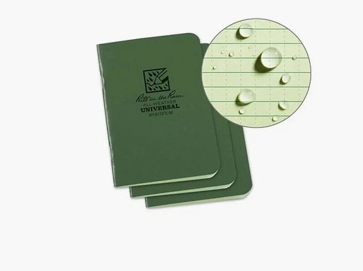 Rite in the Rain Mini Quaderno Universale verde 3 pz.