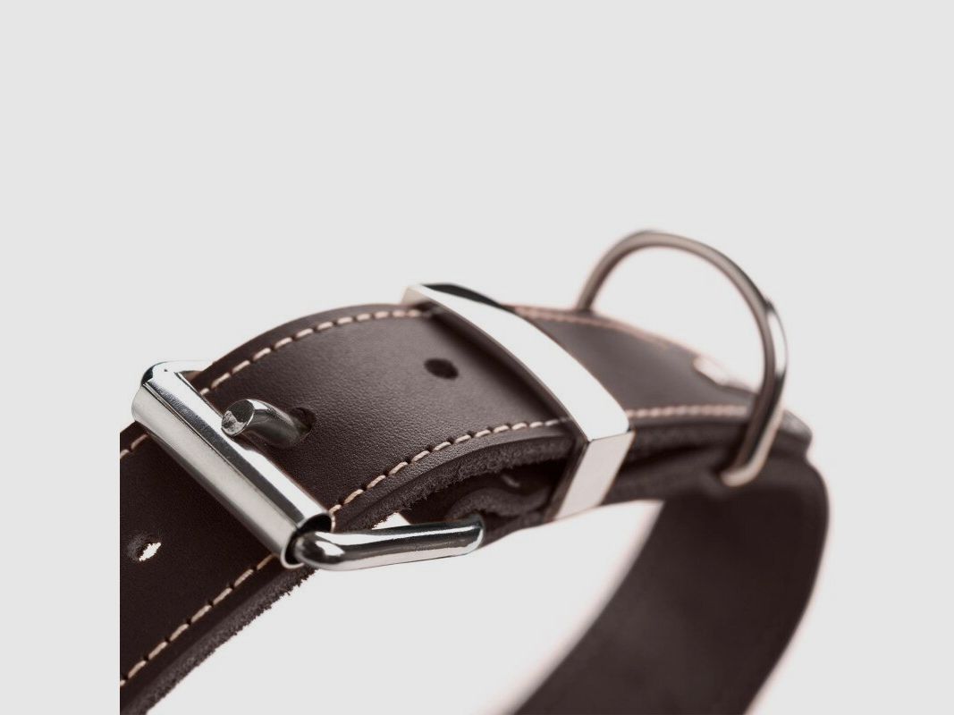 Hunter collar Aalborg Special leather / brown