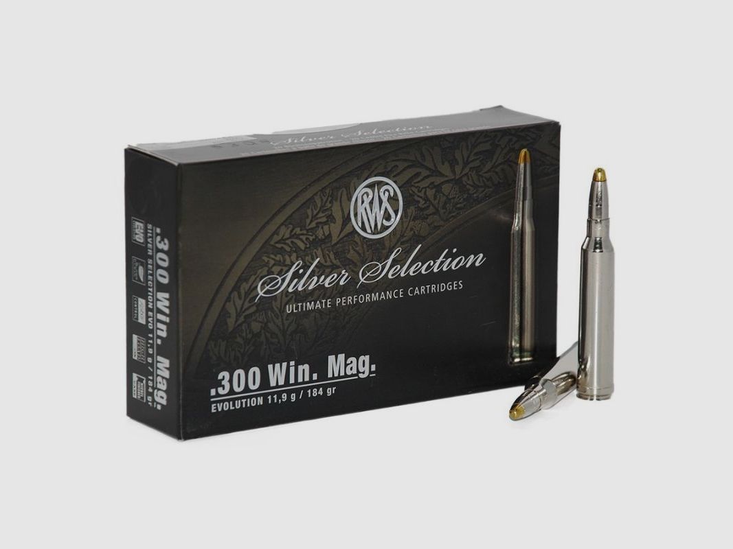 RWS SILVER SELECTION 300 WIN. MAG. Patronen, Bild 1 von 2