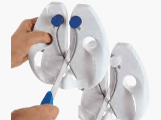 Affilatore di coltelli Rapid Steel Hyper Drill bianco