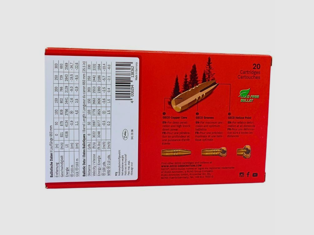 Geco .300WinMag STAR 10,7g/165grs
