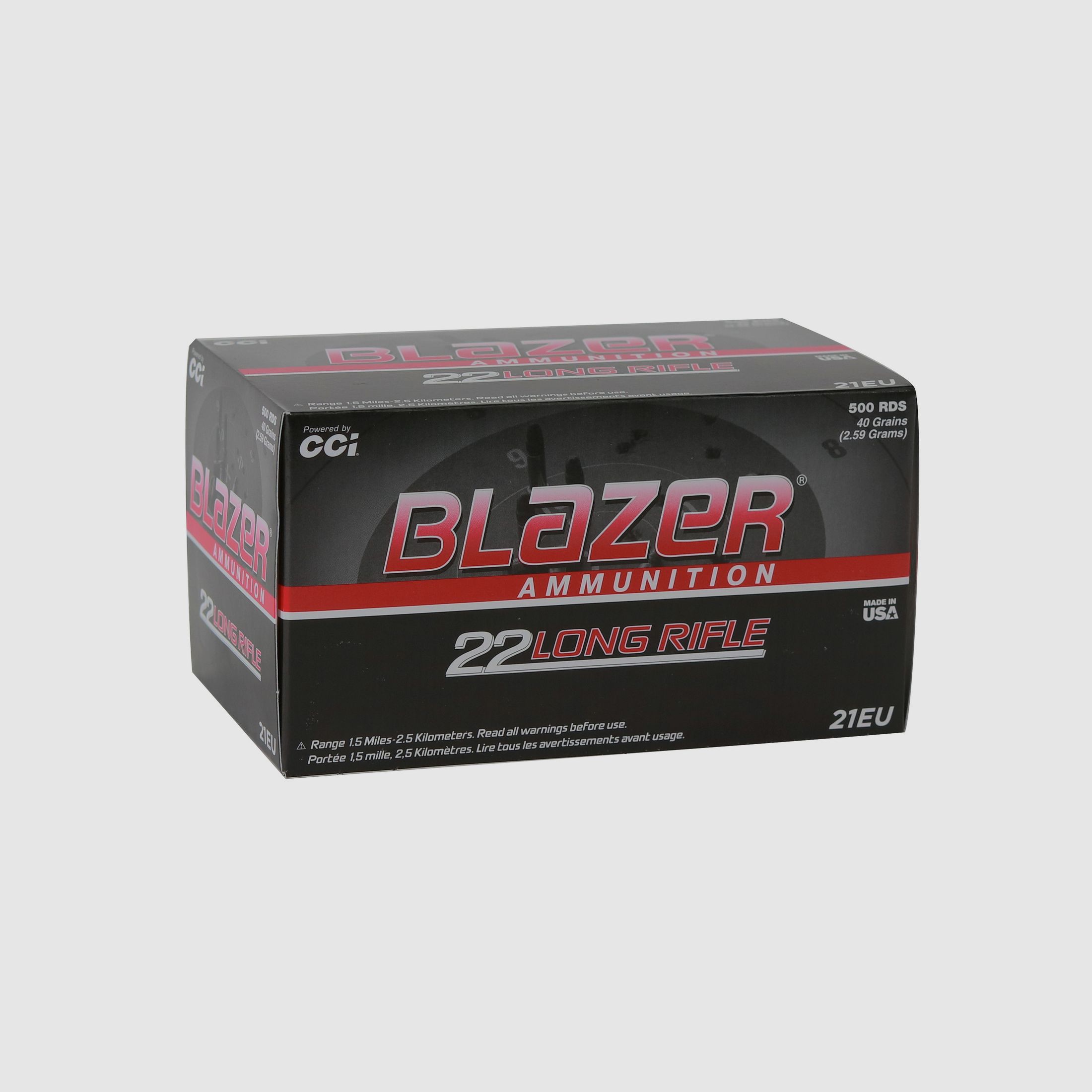 CCI .22lr Blazer HV .22lr, caliber
