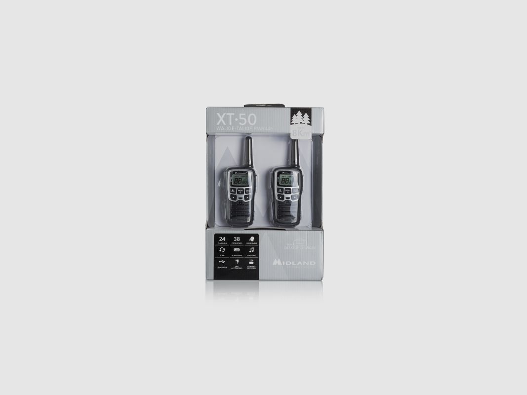 Midland XT50 Walkietalkie Blister van 2 stuks, afbeelding 2 van 3