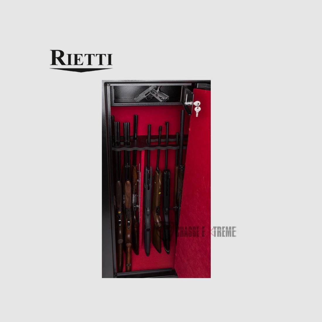Promo Gun Safe RIETTI with Keys 111Kg (18 guns), image 8 of 10